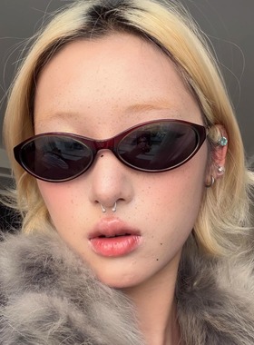 404的店中古千禧板材三叠色墨镜