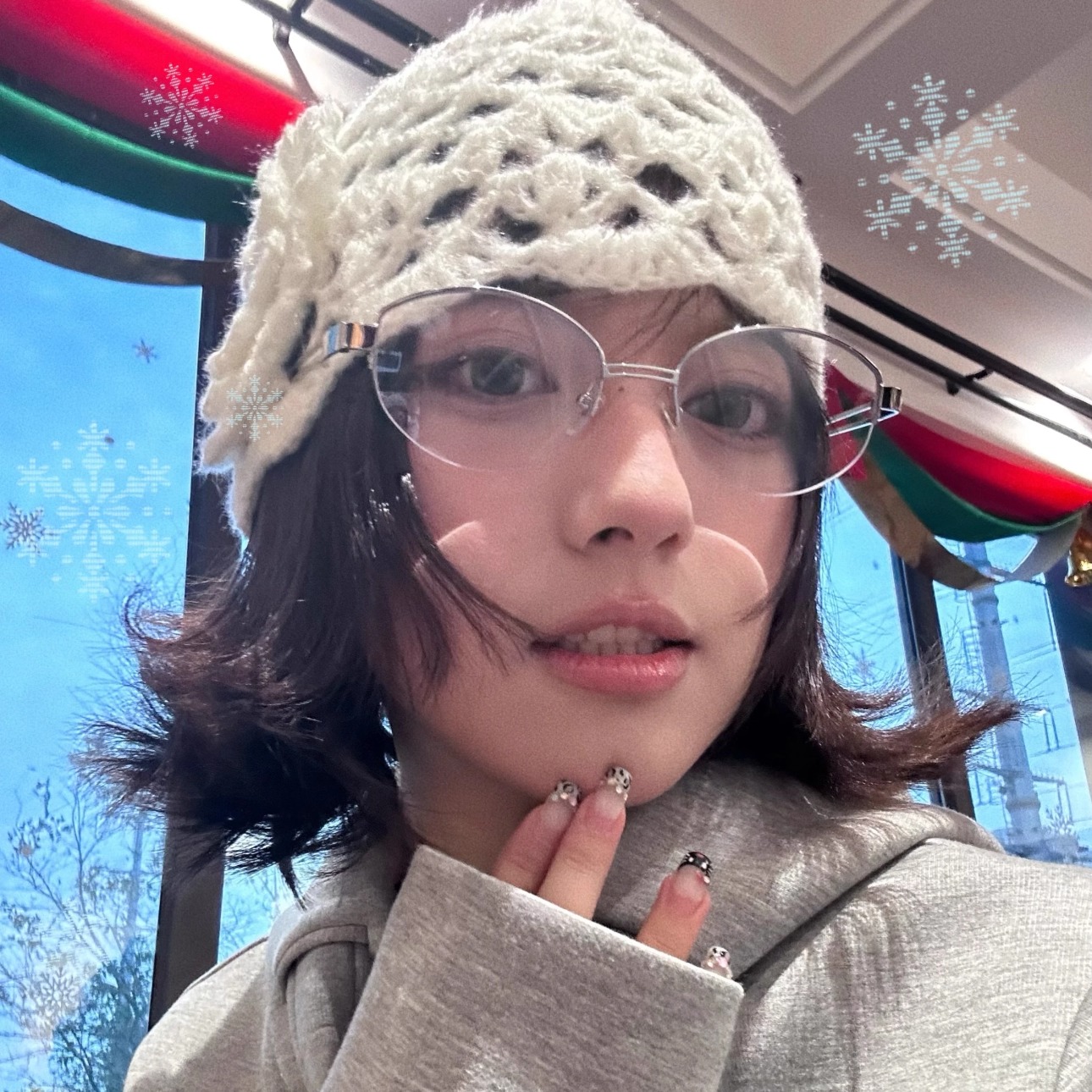 404的店斯文复古金属半框椭圆纯钛眼镜日系配度数近视素颜平光女