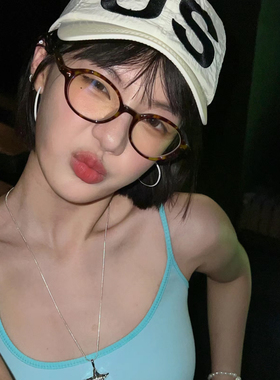 404的店韩版书呆子复古椭圆小框TR90眼镜配度数高度近视2025年新