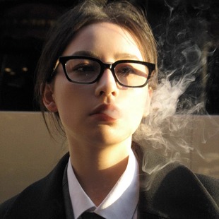 404 TR90材质可配度数 店斯文气质小方框眼镜复古小红书网红同款