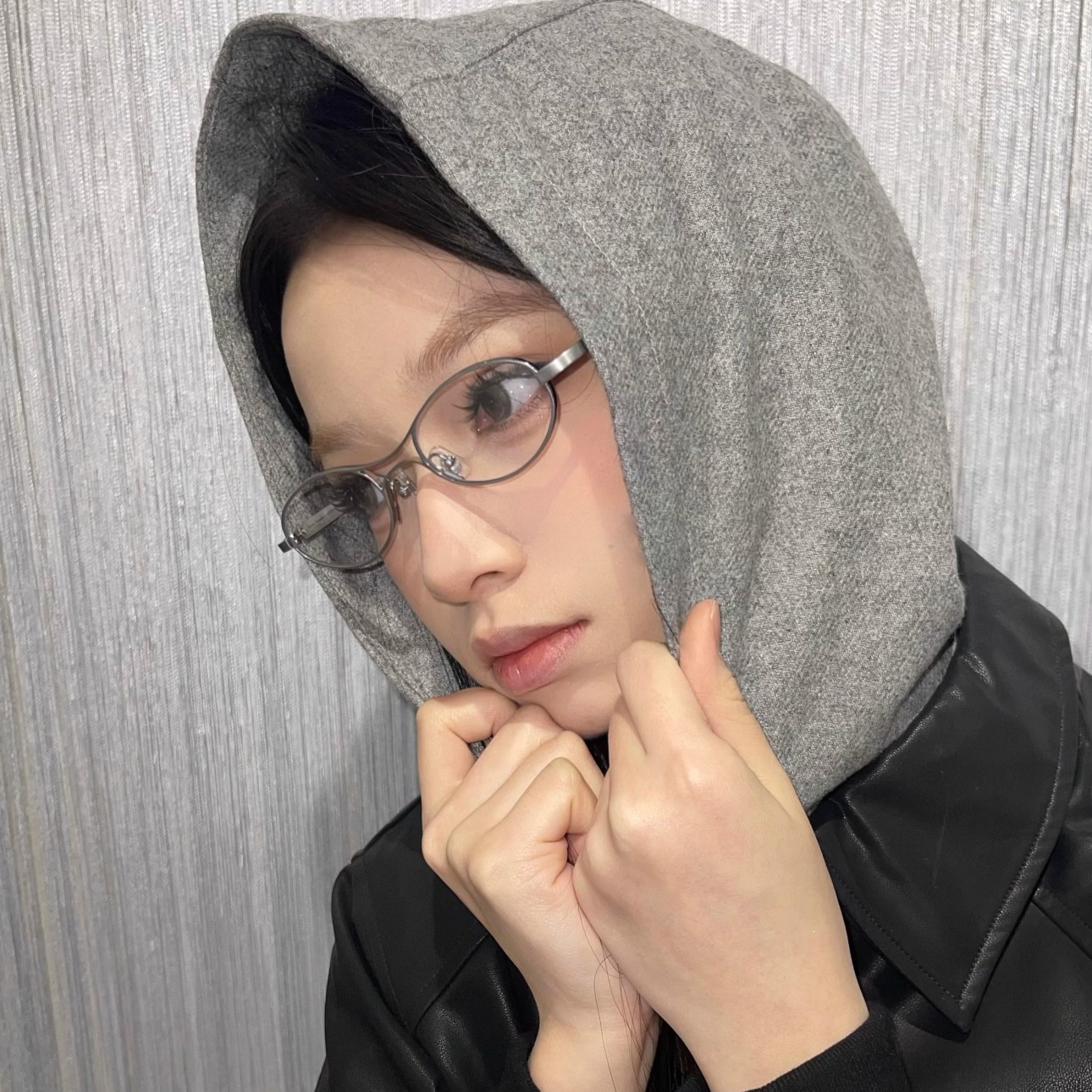 404的店复古椭圆金属眼镜防紫外线韩版前卫小众时髦太阳眼镜男女