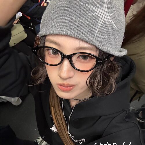 404的店韩版圆脸神器时髦复古眼镜配度数书呆子ins网红防蓝光镜架