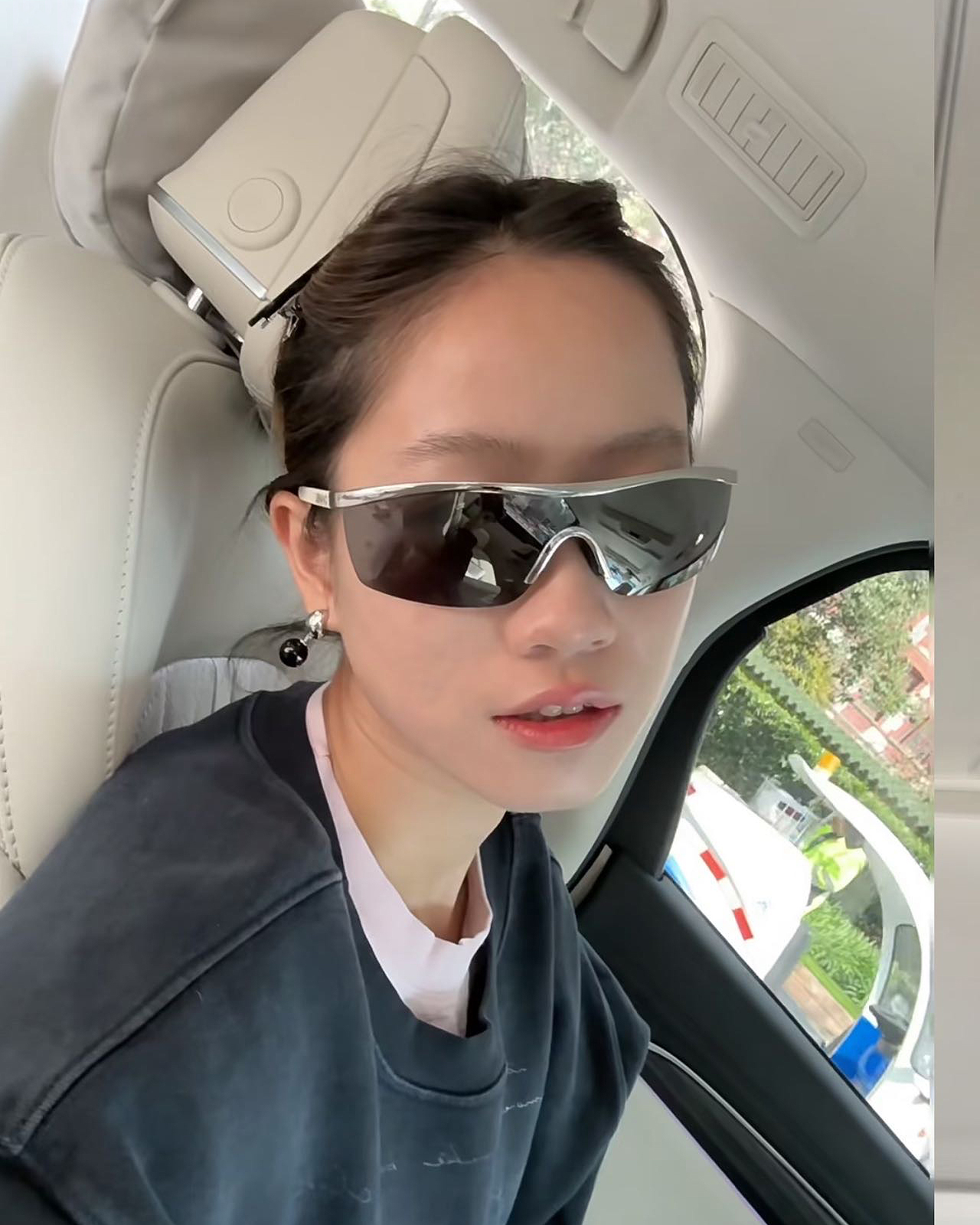 骑行金属科技时髦徒步墨镜