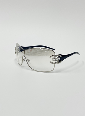 404的店金属大方框复古Y2K墨镜街拍凹造型太阳眼镜防紫外线ins女