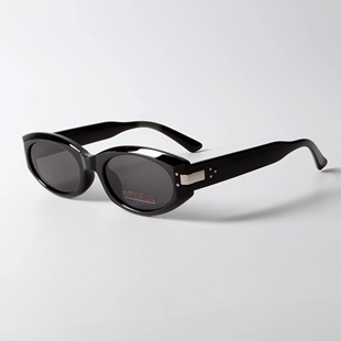 404 店复古三角猫眼TR90材质偏光防紫外线凹造型太阳眼镜男女潮