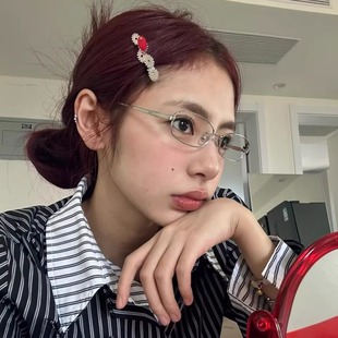 404 超轻眼镜 店日系眼镜近视素颜神器轻奢复古小众大脸显小时尚