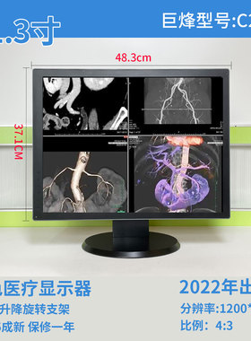 21.3寸4:3艺卓/巨烽彩色医用医疗显示器专业监视器设计修图显示屏