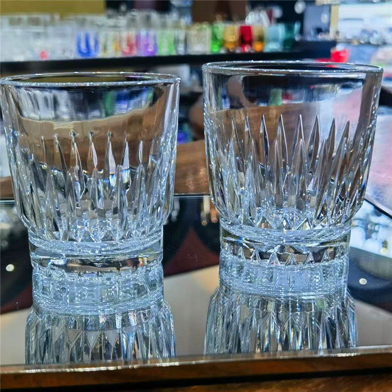 利比古典烈酒杯商用饮料果汁泡茶水杯拉花咖啡杯耐高温玻璃杯