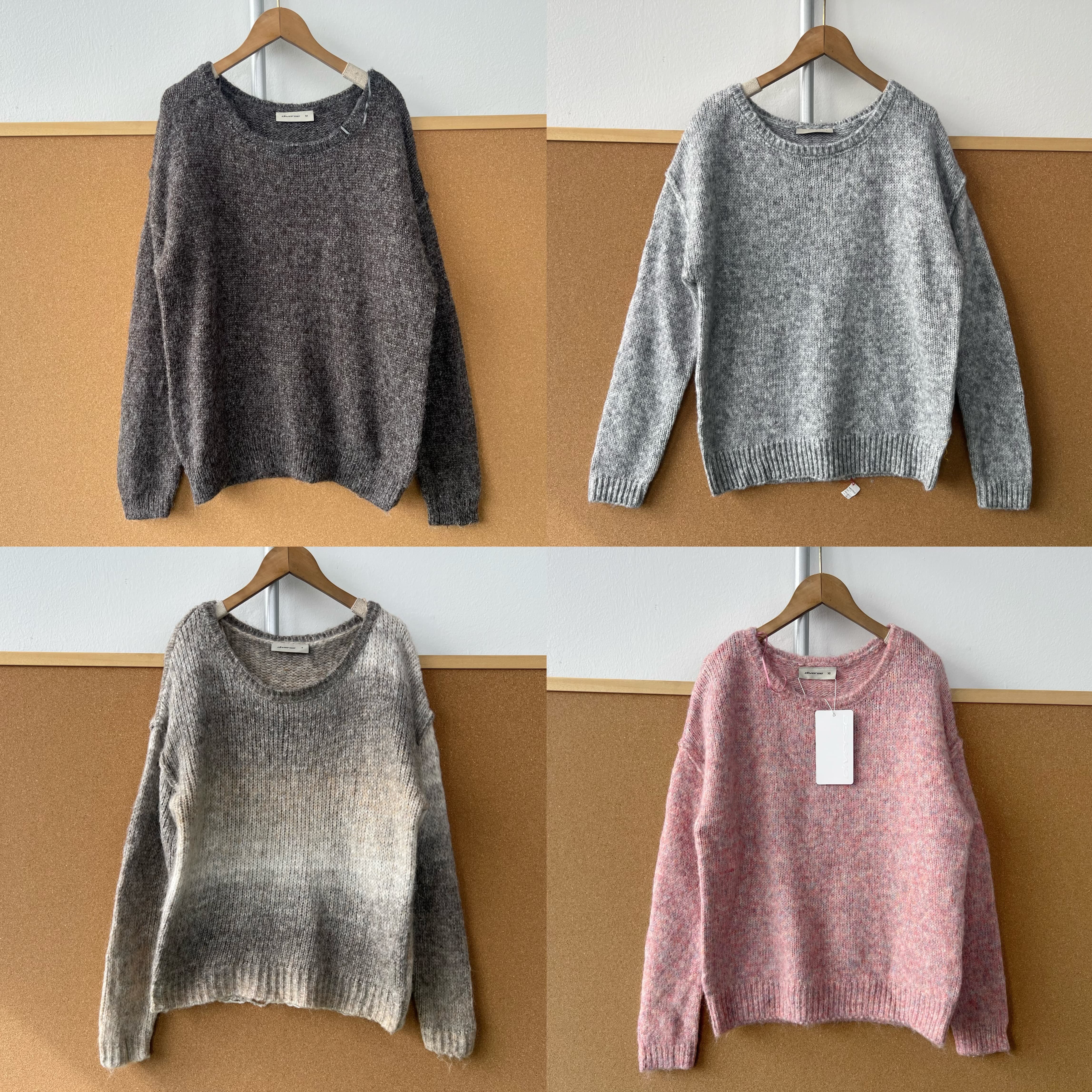 西2-32含10%羊毛长袖针织衫秋冬气质温柔风软糯有弹力上衣J25-10