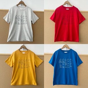 慵懒风设计Y26 2u1 字母印花夏季 T恤上衣美式 43显瘦宽松圆领短袖