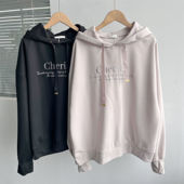 字母印花连帽卫衣宽松休闲慵懒风套头上衣J25 129春秋季