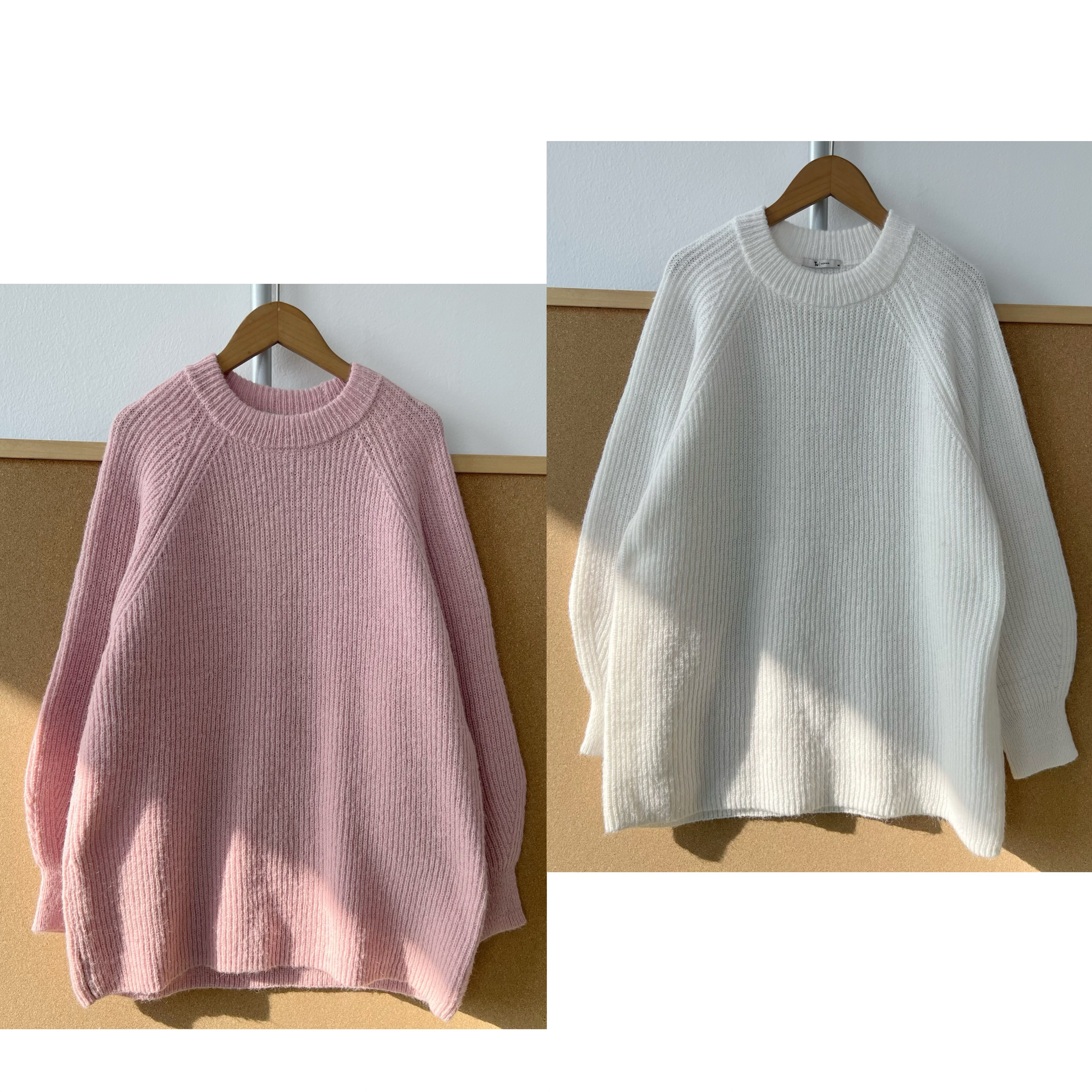 R3-58韩系温柔风慵懒软糯亲肤长袖针织衫秋冬舒适打底毛衣H25-12