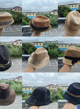 2O1-24成人儿童微瑕疵多款夏季遮阳防晒户外出游海边度假风H25-9