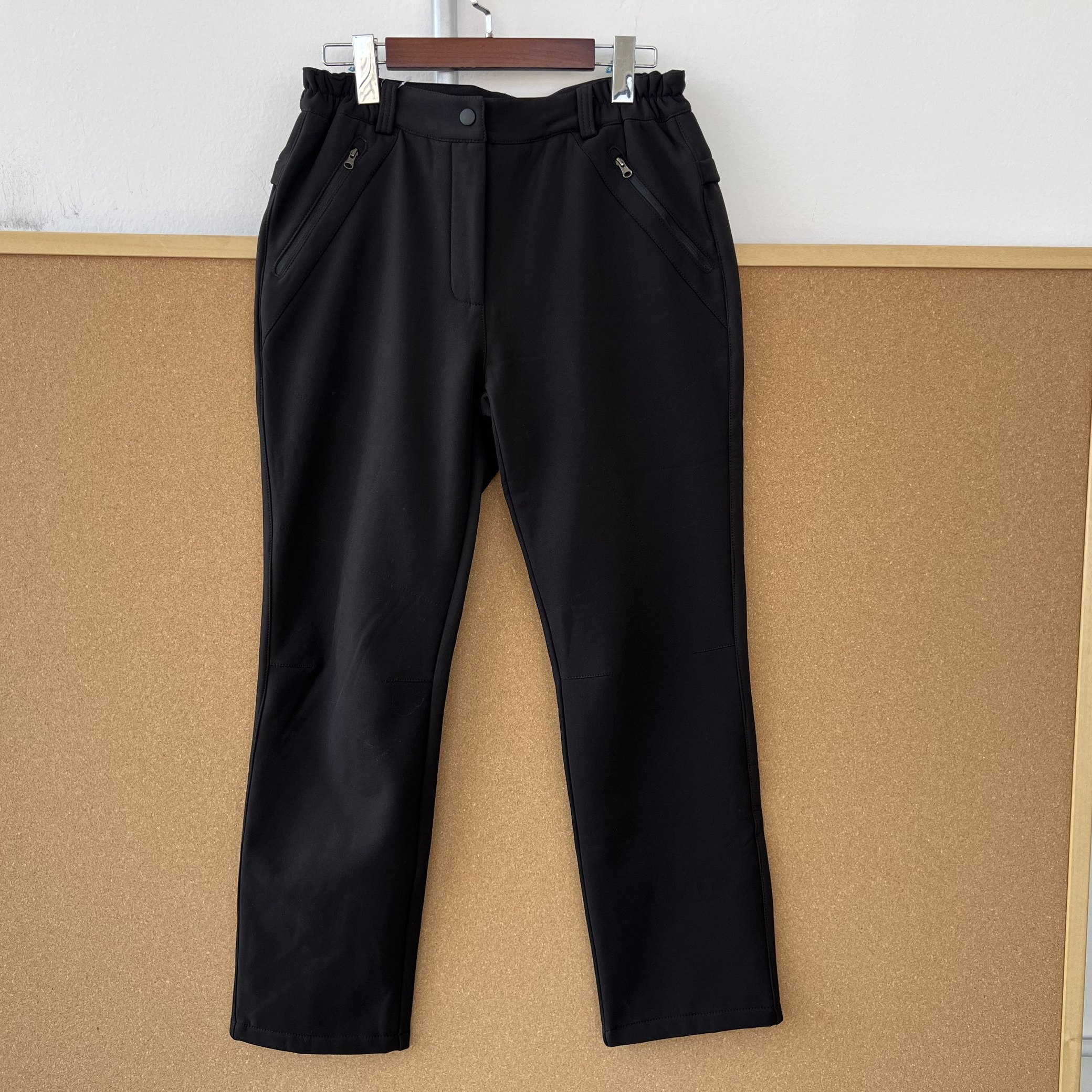 2M-50加绒加厚防水裤冬季保暖潮流穿搭线条感舒适休闲长裤H25-11