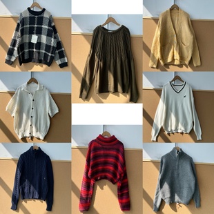 多巴胺温柔系百搭宽松上衣Z25 2T1 美式 男女毛衣合集 29多款