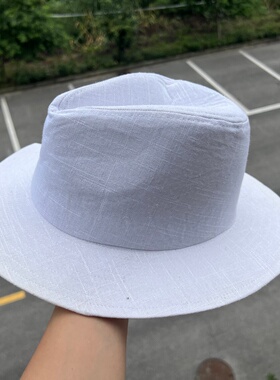 3d-85瑕疵脏污！夏季大帽檐户外遮阳简约度假小礼帽高级英伦Y26-6