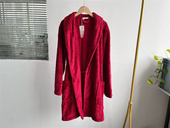 男女情侣款 式 系带珊瑚绒保暖睡袍浴袍居家服C5 中性款 微瑕春秋冬季