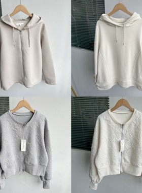 2B-32纯色简约外套舒适随性百搭慵懒风设计感日常休闲上衣J25-7