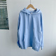 6纯色简约潮流时尚 休闲连帽春秋款 情侣宽松落肩长袖 卫衣H25
