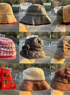 3R-9多款设计感森系氛围帽子合集保暖日系街头渔夫帽显脸小Y25-12
