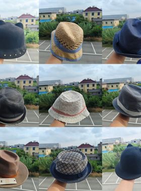 2W-20微瑕帽子成人儿童合集！夏季户外遮阳防晒街头度假风H25-9