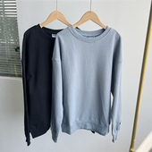 纯色高克重挺阔有型显瘦减龄休闲男女卫衣D25 楼11A 16春秋款