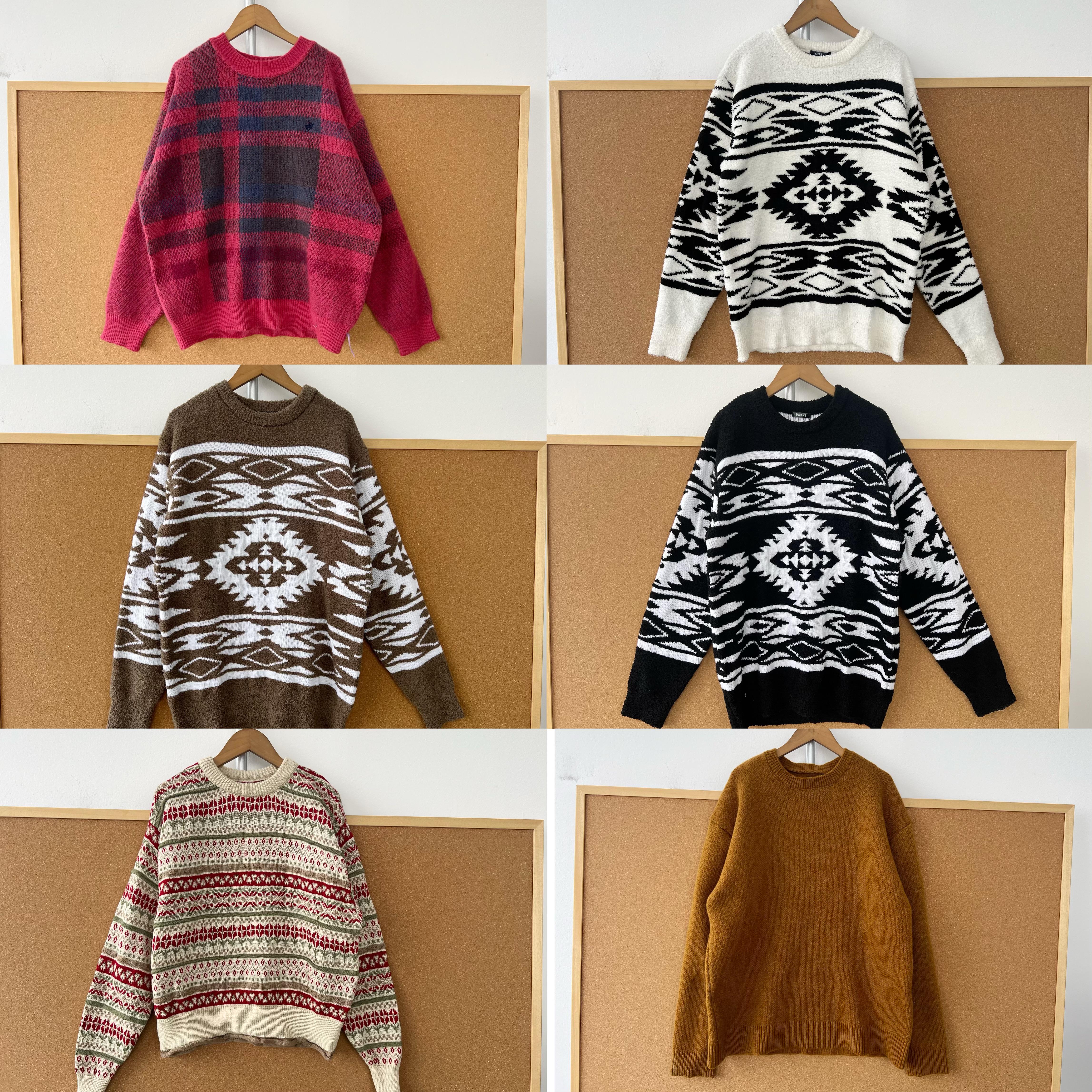 2u1-16毛衣合集！秋冬宽松舒适软糯温柔治愈系百搭针织毛衣H25-10