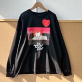 上衣通勤Y26 2A1 复古卫衣小众薄款 慵懒风打底衫 55圆领长袖 美式