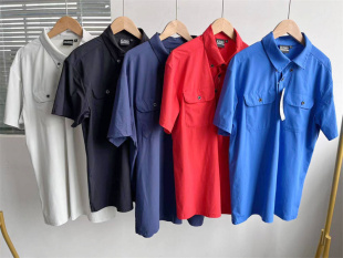 潮流Y4 短袖 微瑕吸汗速干接触冷感夏季 运动超凉快休闲透气翻领薄款