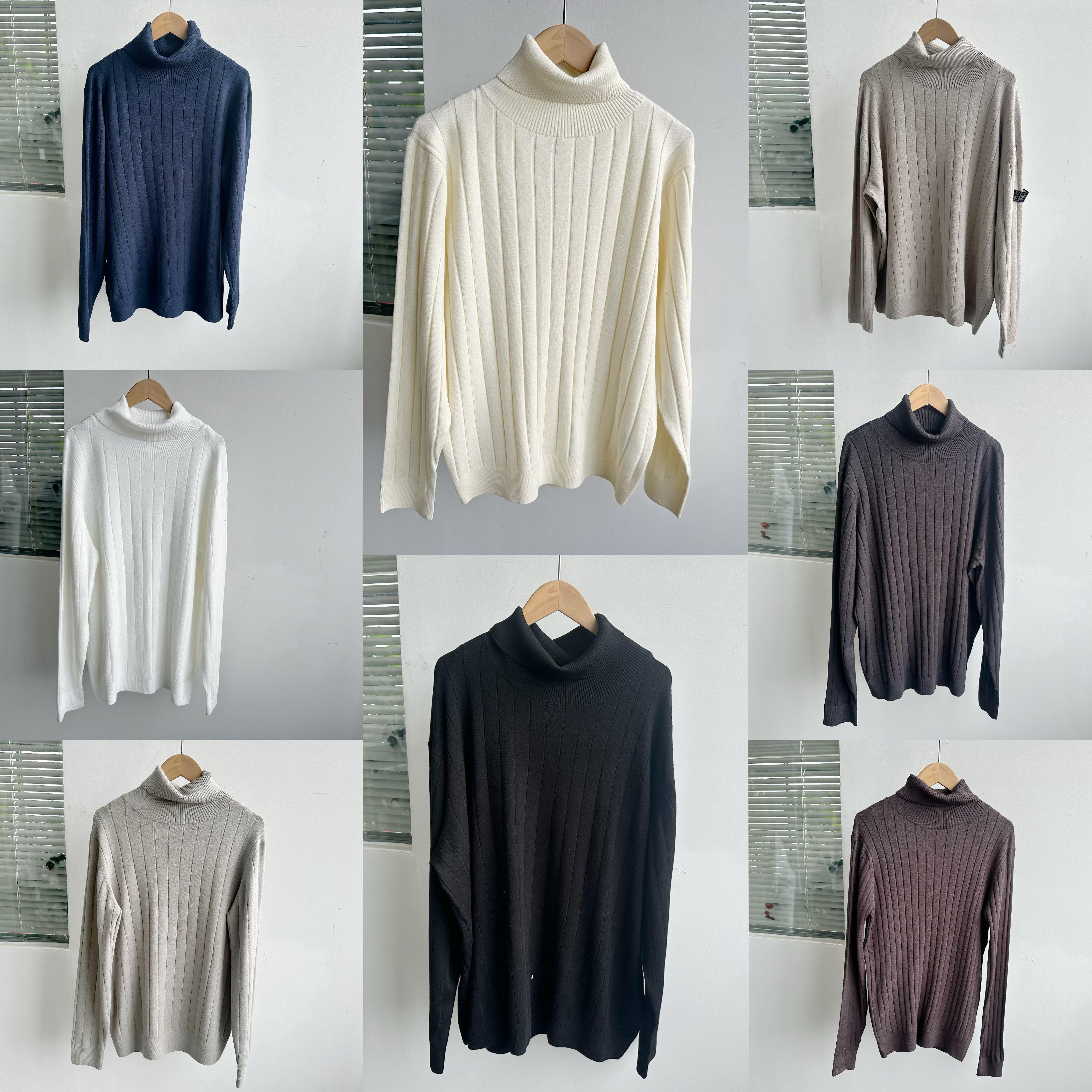 微瑕日系秋冬款高领毛衣宽松显瘦洋气百搭休闲气质设计感针织衫H1