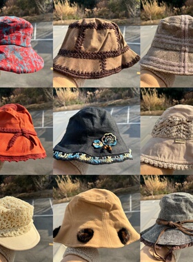 3R-43森系氛围感气质百搭保暖渔夫帽显白度假出游冬季帽子Z26-1