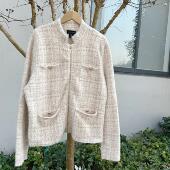 小香风短款 微瑕春秋法式 针织款 外套厚实高级气质温柔百搭K12