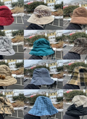 3R-63森系温柔风日系复古街头小清新冬季保暖渔夫帽舒适可爱Y26-1