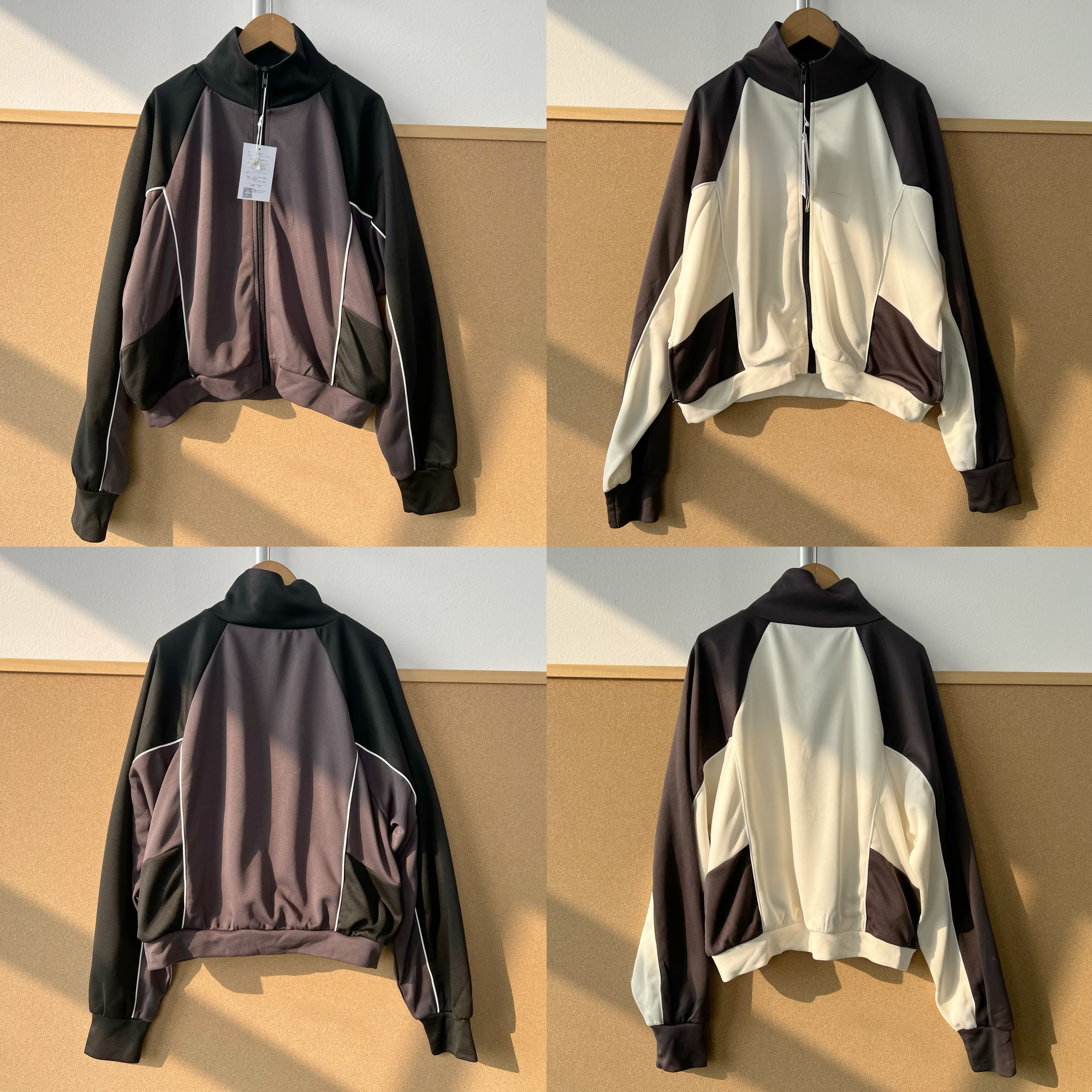 3G-6拼色立领春秋长袖外套拉链显瘦设计感运动风开衫上衣J26-1,女装/女士精品,短外套,淘宝优惠券,粉丝福利购,淘宝优惠卷