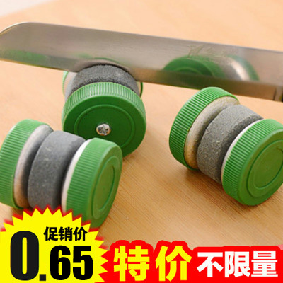 圆形厨房家用快速天然磨刀石日本磨剪子磨刀器菜刀工具专业剪刀棒