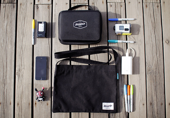 Sacoche pour vélo mixte THREEMIN - Ref 2221007 Image 3