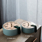 饰品摆件陶瓷摆件 会所家居装 创意摆件u. 中式 荷韵陶瓷储物罐