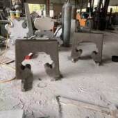 中式 餐台脚禅意茶桌子腿大板支架茶台茶几底座实木板桌脚支撑架