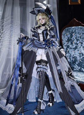 莫奈的后花园 3分BJD 船长希达娃衣  孤帆夜航 巴斯尔风格裙子GEM