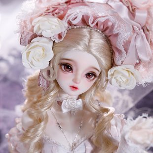 45cm全套玩偶 GEM贵族娃娃 芙洛拉莉亚 玫瑰 夜莺玫瑰 4分BJD女娃