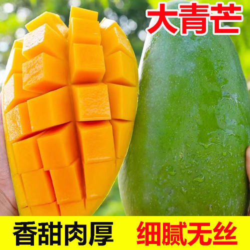 越南大青芒大金煌芒新鲜当季水果芒果带箱10斤包邮现摘