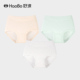 女胖mm大码 HKW2617 女士高腰内裤 裆里聚乳酸抑菌内裤 79元 3条