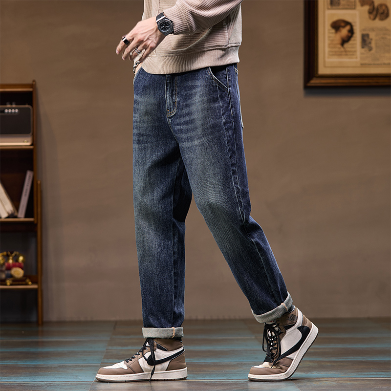 2025新款男士牛仔裤修身