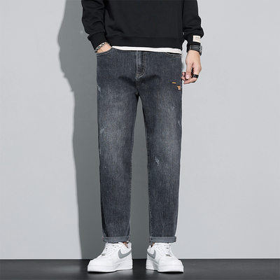 2025新款牛仔裤男款宽松锥形裤