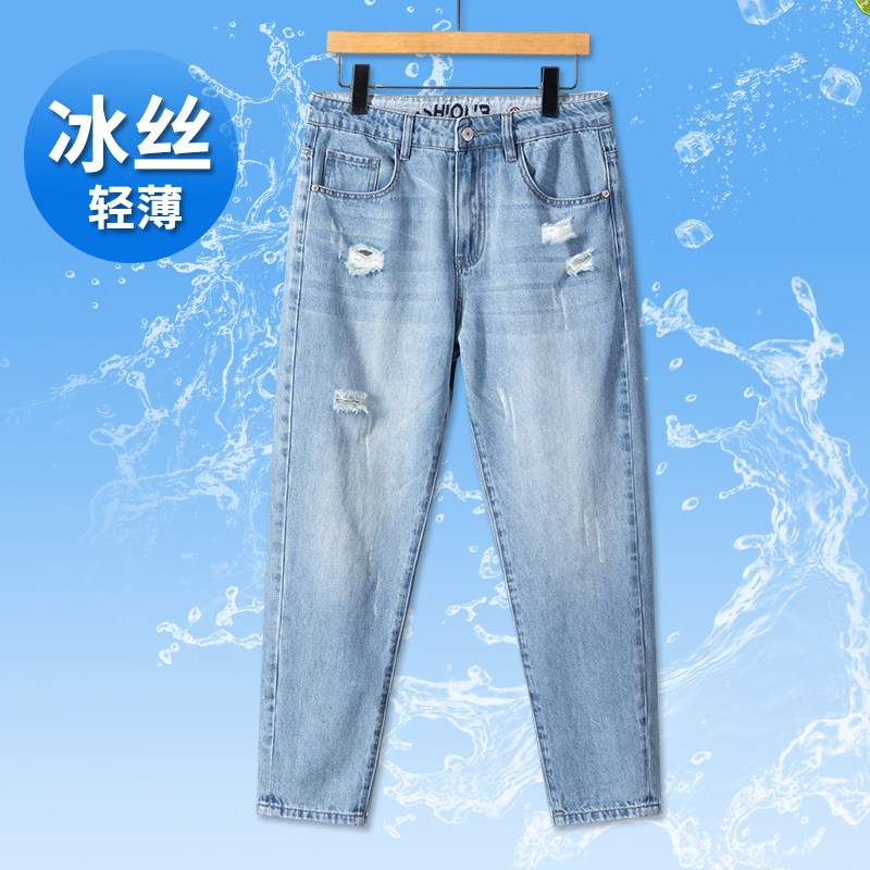 2025夏季新款男士牛仔裤图片