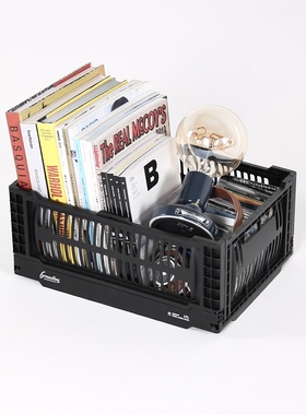 二单元501 groundhog土拨鼠折叠筐 复古户外露营车载桌面收纳篮