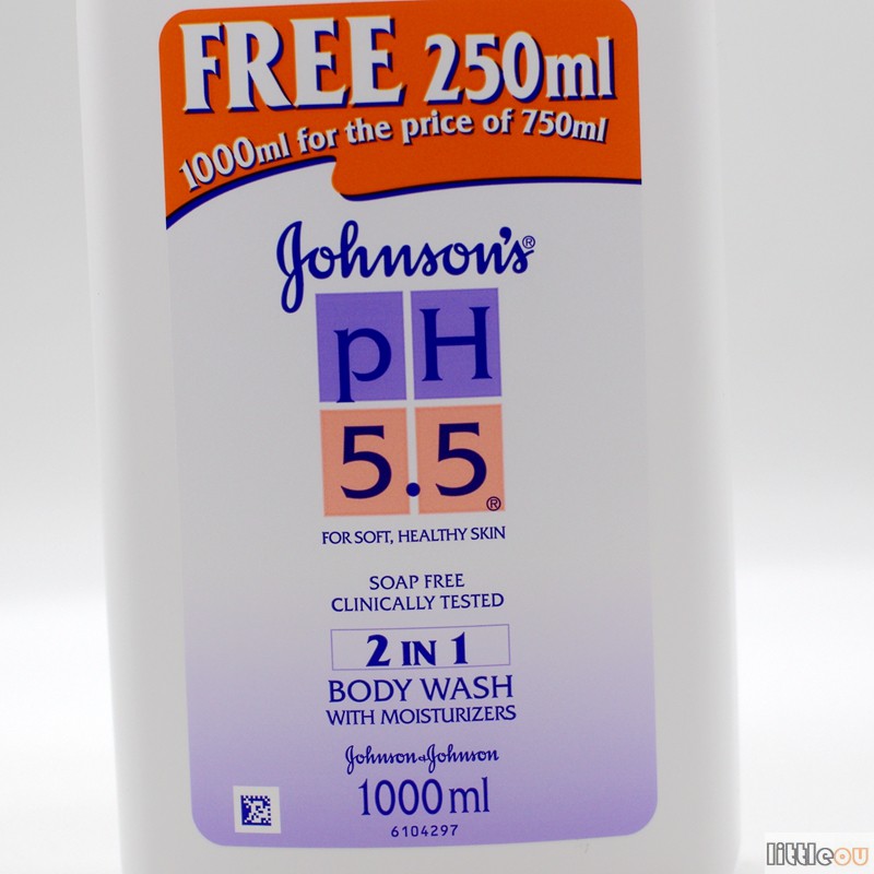 香港强生ph5.5二合一润