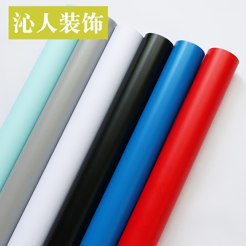 自粘加厚鱼缸防水PVC背景贴膜纸