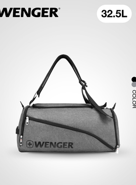 瑞士军刀WENGER威戈运动包大容量便携手提旅行包健身包男单肩包