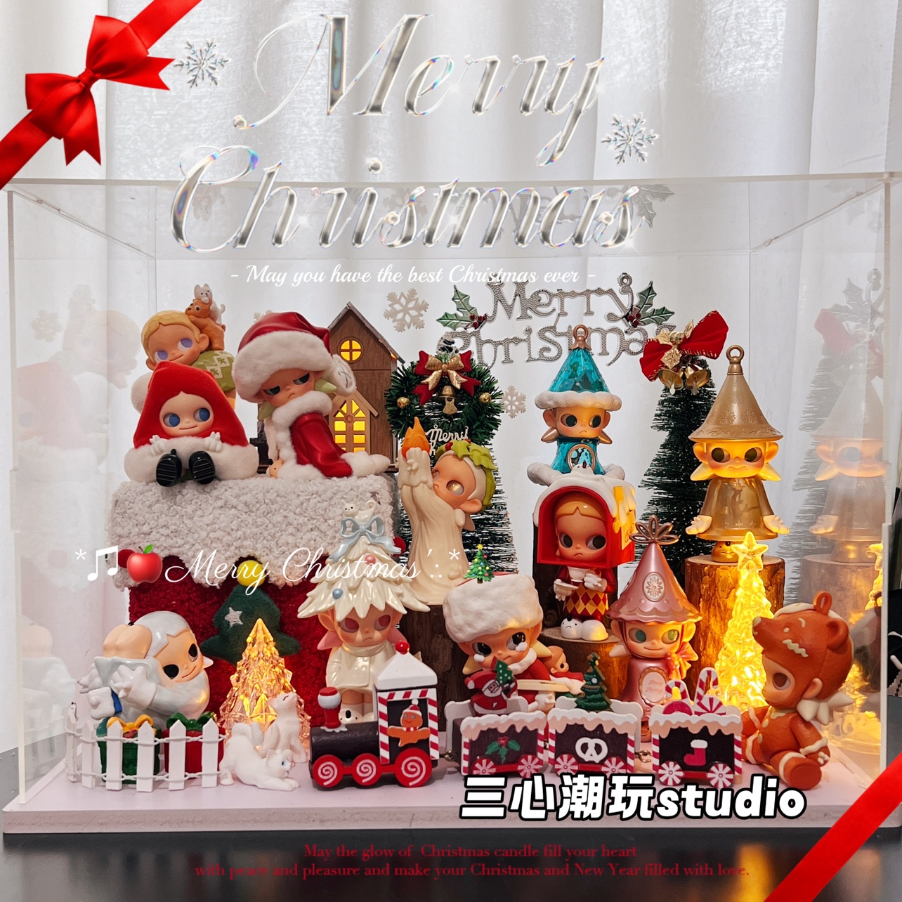 泡泡玛特Zsiga圣诞新品收纳盒